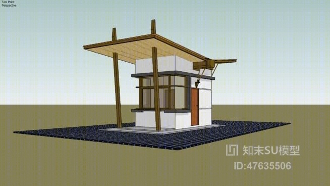膜亭SU模型下载【ID:47635506】