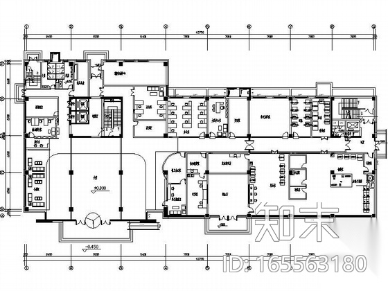 血液中心业务科研楼施工图cad施工图下载【ID:165563180】
