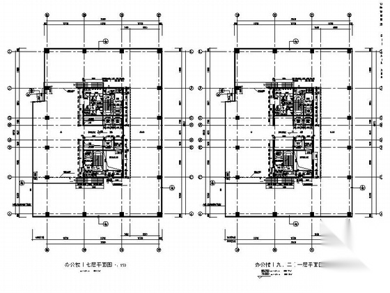 [广东]二十二层现代风格酒店建筑施工图（知名设计院）cad施工图下载【ID:167241114】