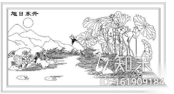 风景图cad施工图下载【ID:161909184】