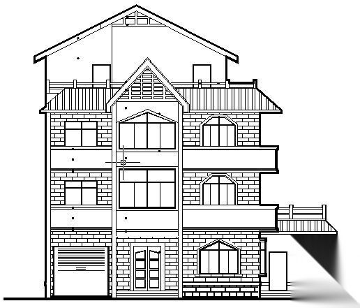 某三层独立式别墅建筑施工图施工图下载【ID:149920126】