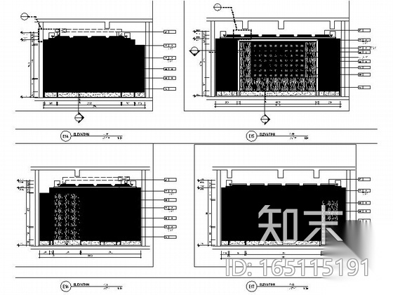 [浙江]50个亿精品别墅区现代风格售楼处室内装修设计施工...cad施工图下载【ID:165115189】