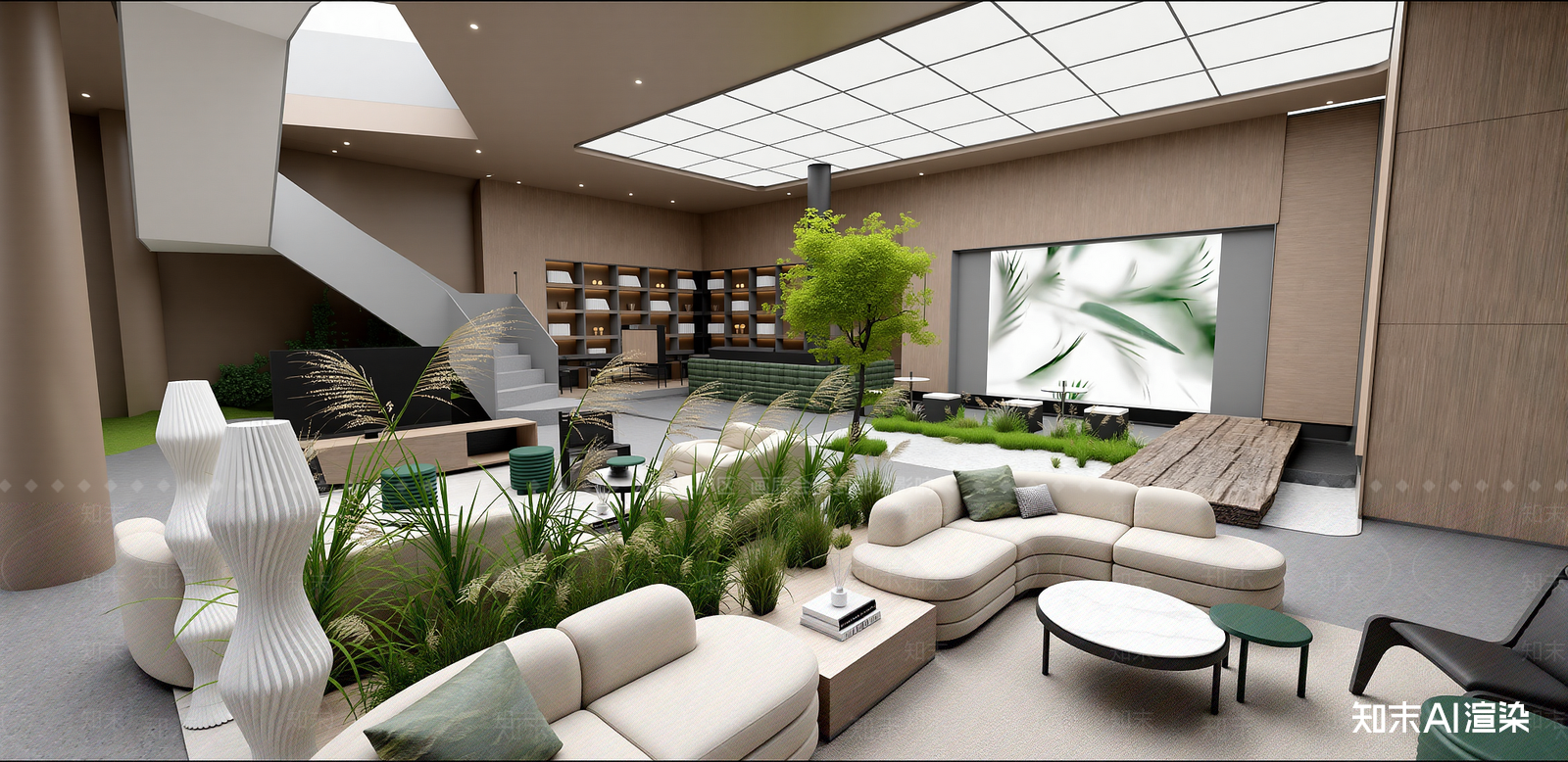 现代售楼处SU模型下载【ID:1216074643】