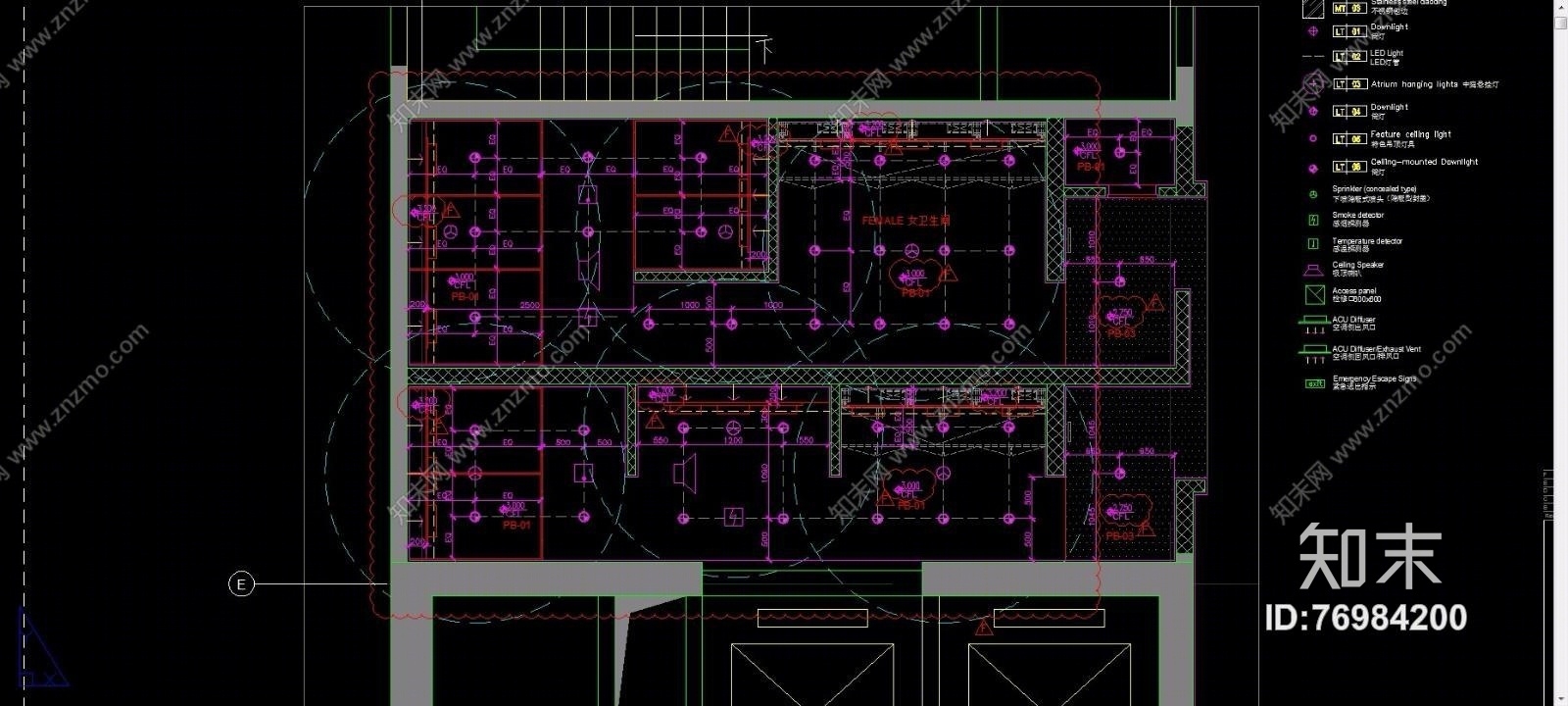 江苏苏华路北553号地块商场（CAD施工图纸）施工图下载【ID:76984200】