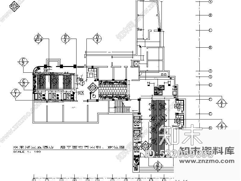 施工图某大酒店装修图cad施工图下载【ID:532059695】