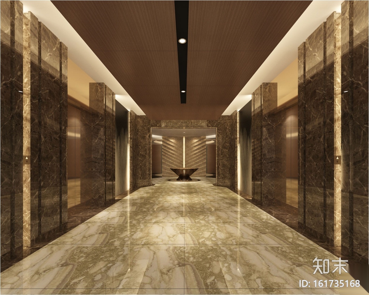 [浙江]龙禧中心酒店式公寓设计施工图（附效果图）cad施工图下载【ID:161735168】