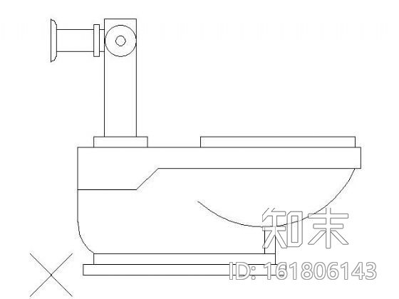 马桶cad施工图下载【ID:161806143】