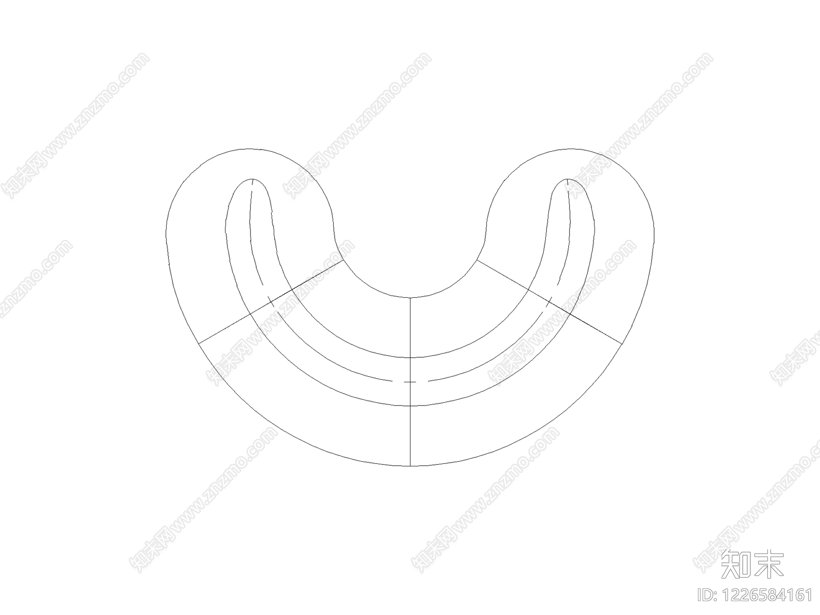 现代装饰线条CAD图纸