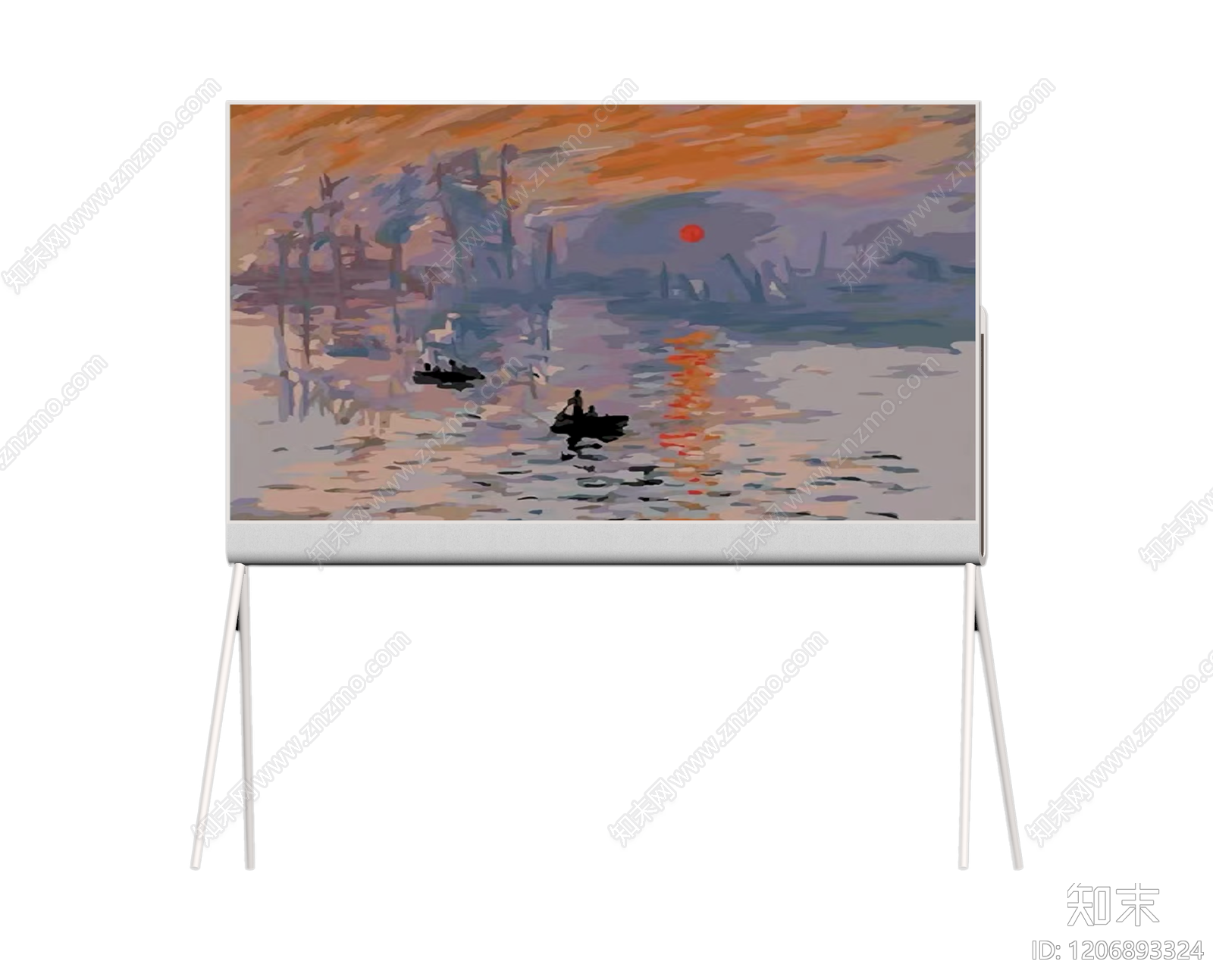 画架挂画装饰品3D模型下载【ID:1206893324】