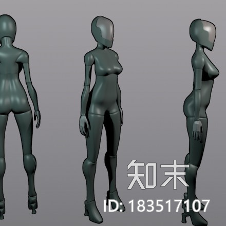 女性人物CG模型下载【ID:183517107】