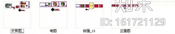 [西宁]生态花园A户型简欧三居室样板房装修施工图cad施工图下载【ID:161721129】