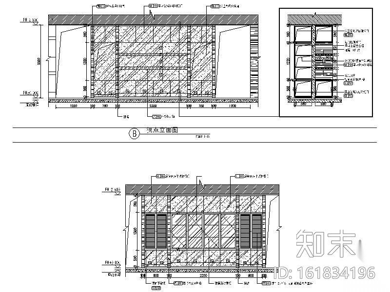 [上海]某公司办公室装修图cad施工图下载【ID:161834196】