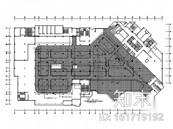 [山东]济宁某商城室内装修图cad施工图下载【ID:161719192】