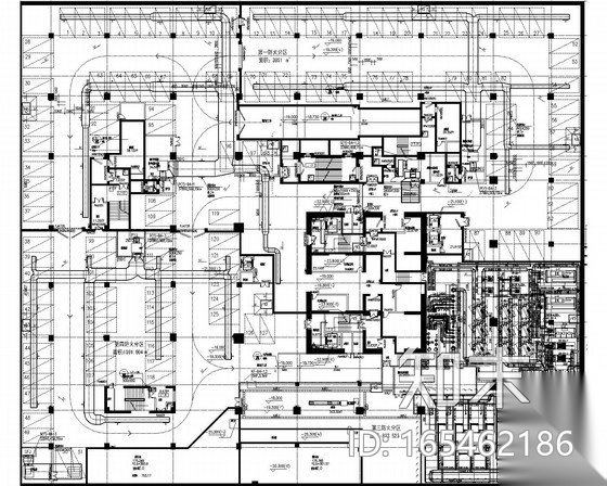 [广东]203米超高层金融中心通风空调及防排烟系统设计施...cad施工图下载【ID:165462186】