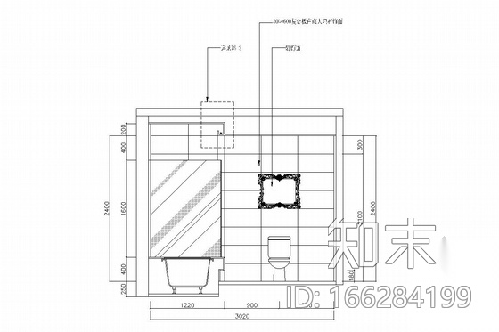 美式新古典别墅室内设计施工图（含实景照片）cad施工图下载【ID:166284199】