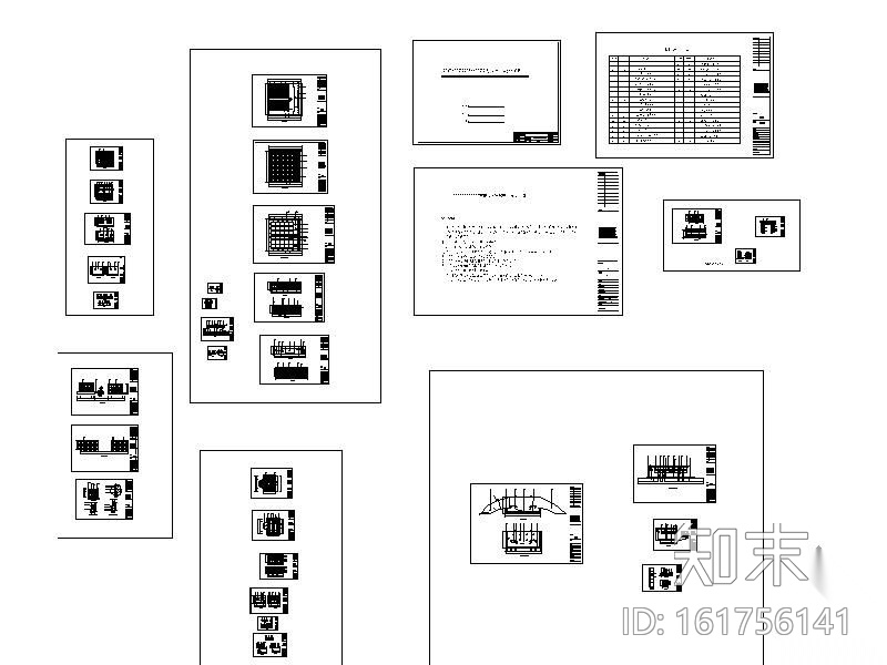 某公安局办公室会议厅装修图(含效果)cad施工图下载【ID:161756141】