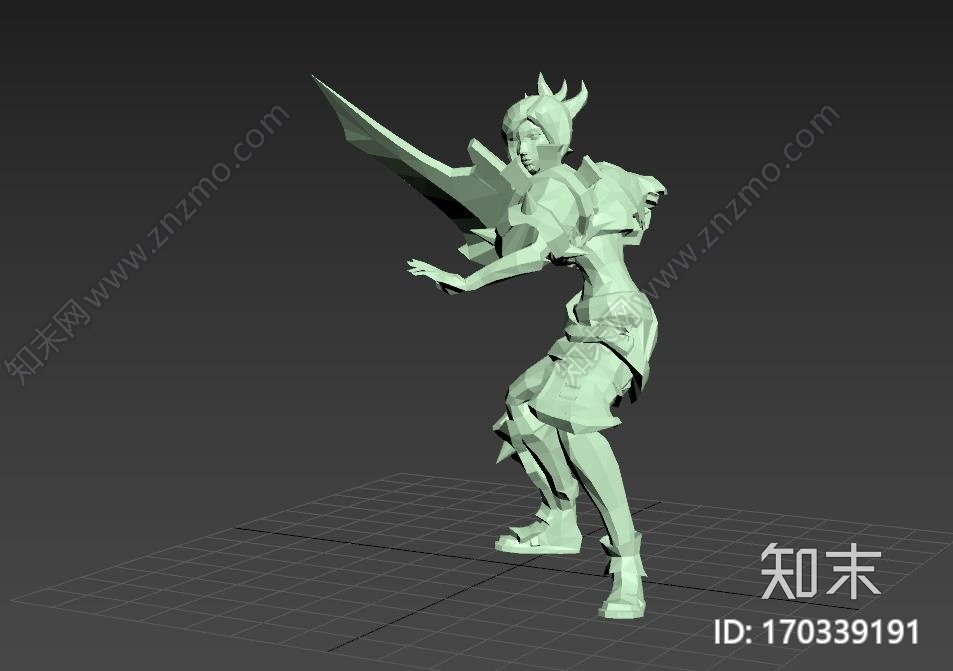 riven_放逐之刃锐雯710963d打印模型下载【ID:170339191】