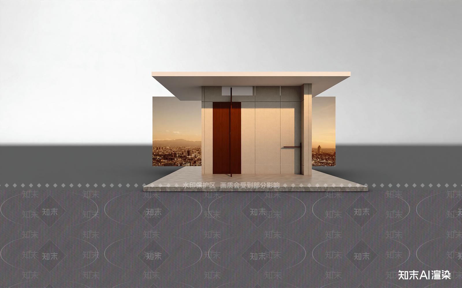 中式艺术风格建筑3D模型下载【ID:1214580461】