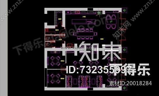 高文安一套会所及样板房施工cad施工图下载【ID:732355997】