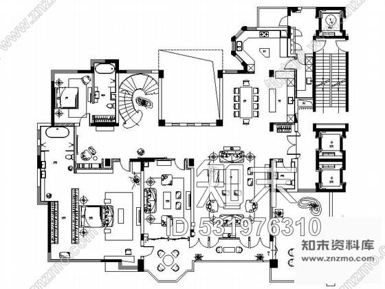施工图浙江摩洛哥三层复式别墅室内装修施工图含实景图及完整招标文件施工图下载【ID:531976310】