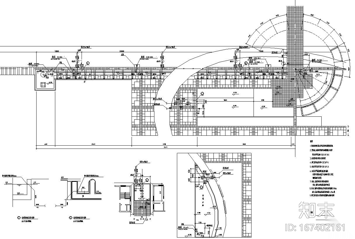 [上海]华庭嘉园居住区园林建筑施工图设计（给排水设计）施工图下载【ID:167402161】