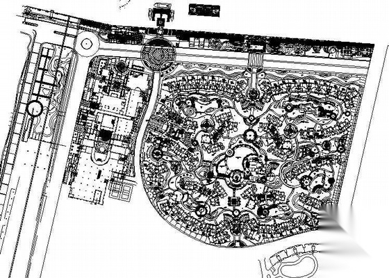[广州]豪华住宅三期景观设计施工图施工图下载【ID:161076102】