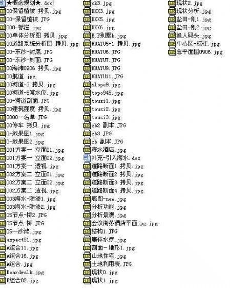 [浙江]旅游度假区概念规划方案cad施工图下载【ID:161062196】