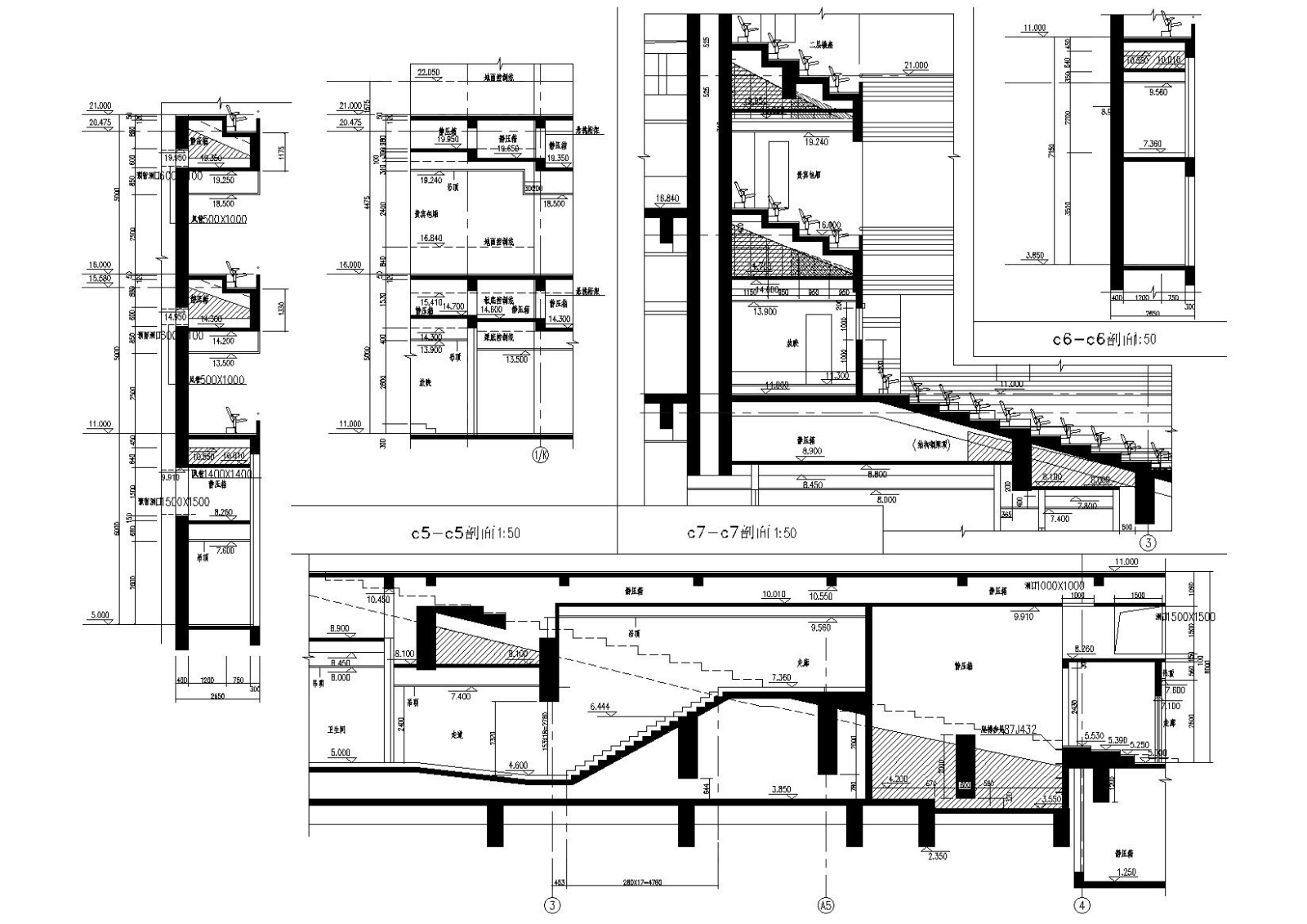 [浙江]温州大剧院建筑工程项目最终版施工图施工图下载【ID:160725191】