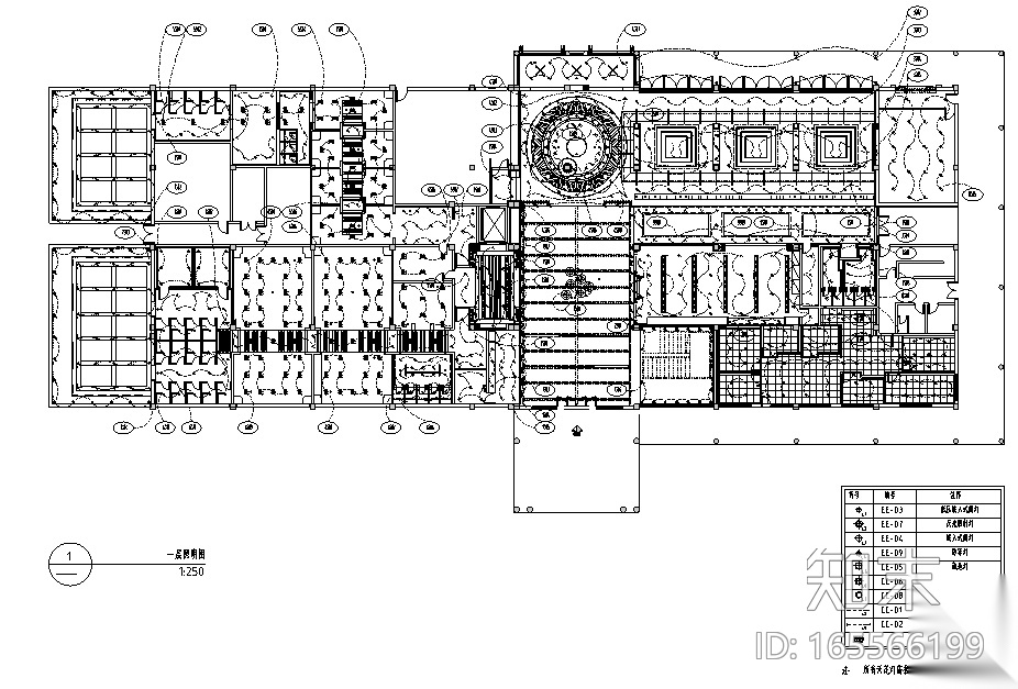 光耀惠东高尔夫球场会所空间设计施工图（附效果图+物料...施工图下载【ID:165566199】