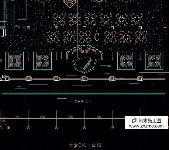 餐厅施工图施工图下载【ID:66947970】