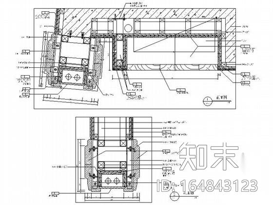 [深圳]品牌酒店法国西餐厅室内设计施工图cad施工图下载【ID:164843123】