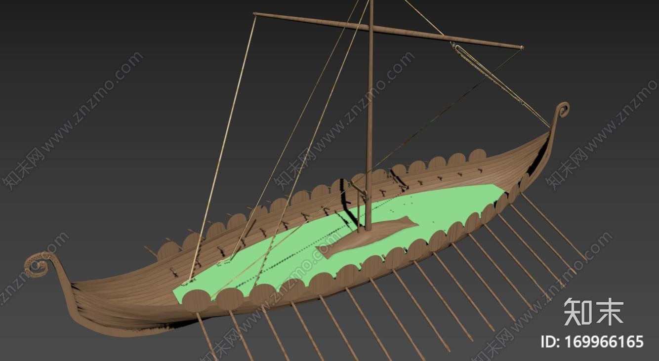 带点异国风情的帆船模型CG模型下载【ID:169966165】