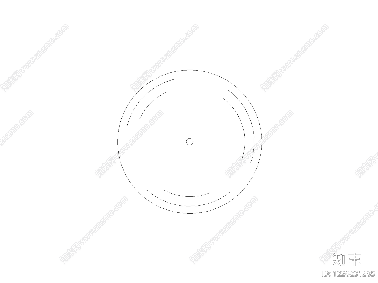 现代灌木种植CAD图纸