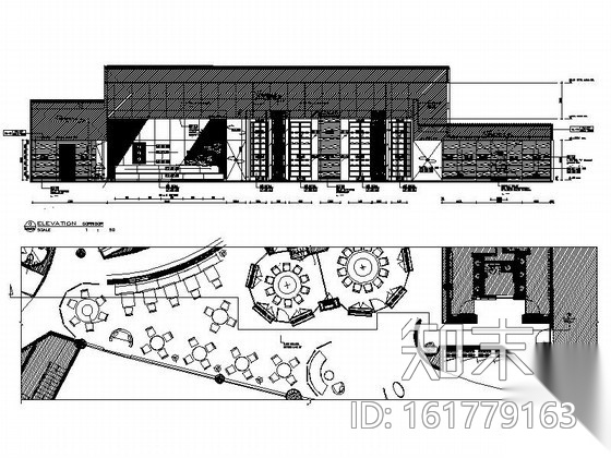 五星假日酒店中餐厅施工图cad施工图下载【ID:161779163】