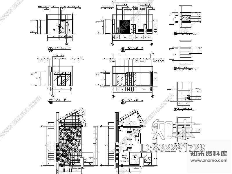 图块/节点医院病房室立面图Ⅱcad施工图下载【ID:832241729】