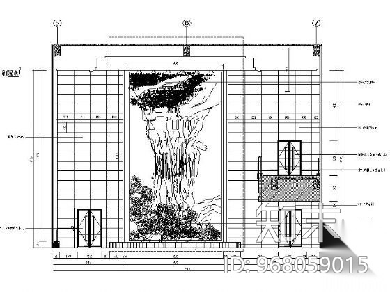 [吉林]某烟厂综合办公楼室内施工图（含效果）cad施工图下载【ID:968059015】