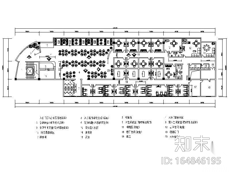 中式茶楼设计装修图施工图下载【ID:164846195】