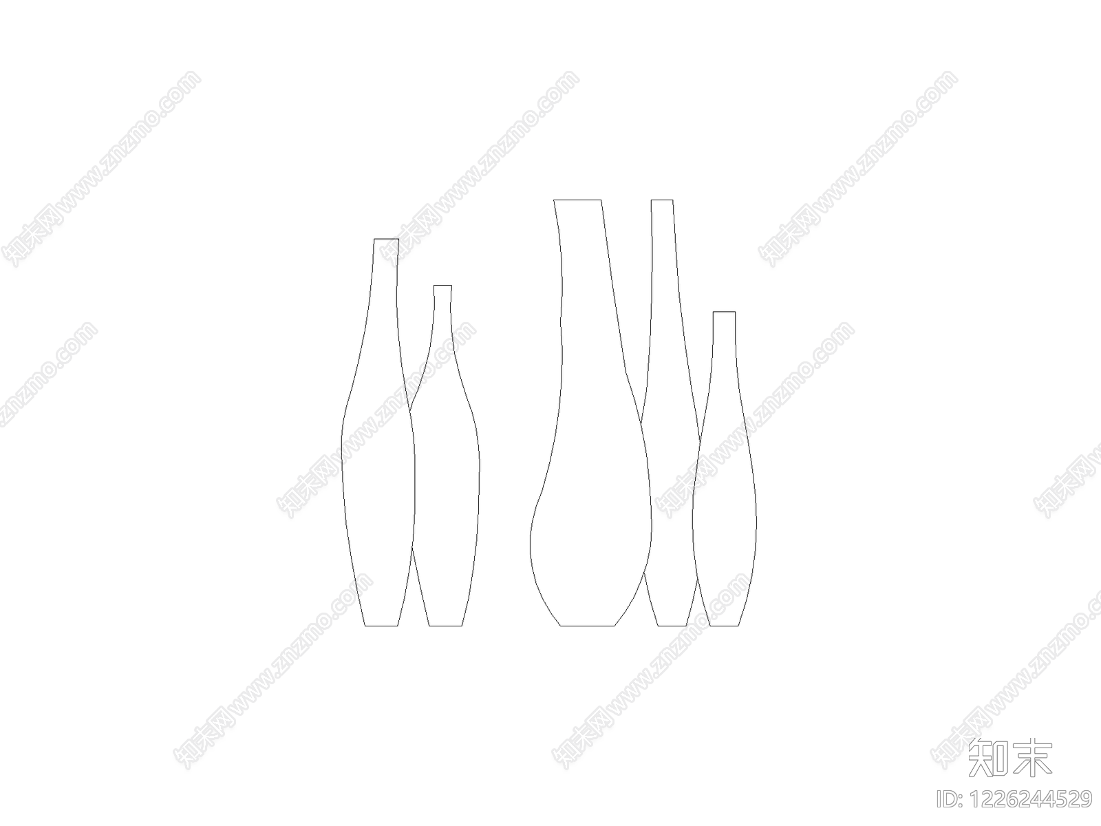 摆件cad施工图下载【ID:1226244529】