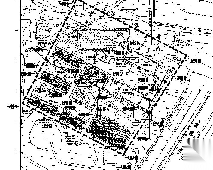 [威海市]某医院方案设计医院总图cad施工图下载【ID:165141192】