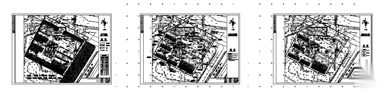 [威海市]某医院方案设计医院总图cad施工图下载【ID:165141192】