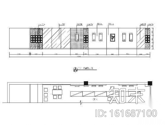 某珠宝展厅装修施工图（含实景）cad施工图下载【ID:161687100】