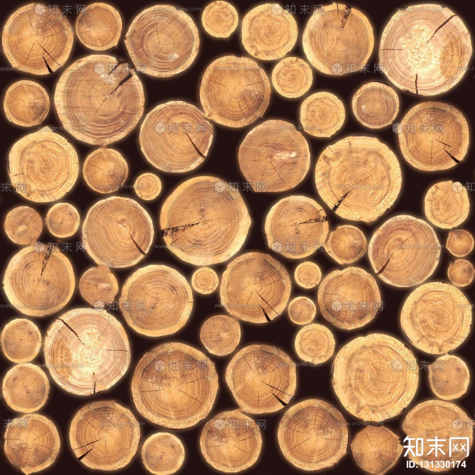 现代木头墙饰组合3D模型下载【ID:131330174】