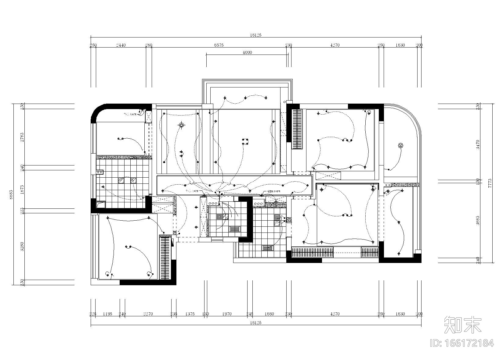 [浙江]-杭州融信学院府8-301室施工图+实景cad施工图下载【ID:166172184】