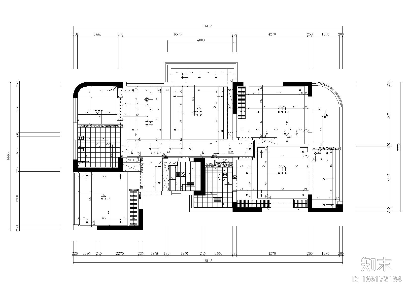 [浙江]-杭州融信学院府8-301室施工图+实景cad施工图下载【ID:166172184】