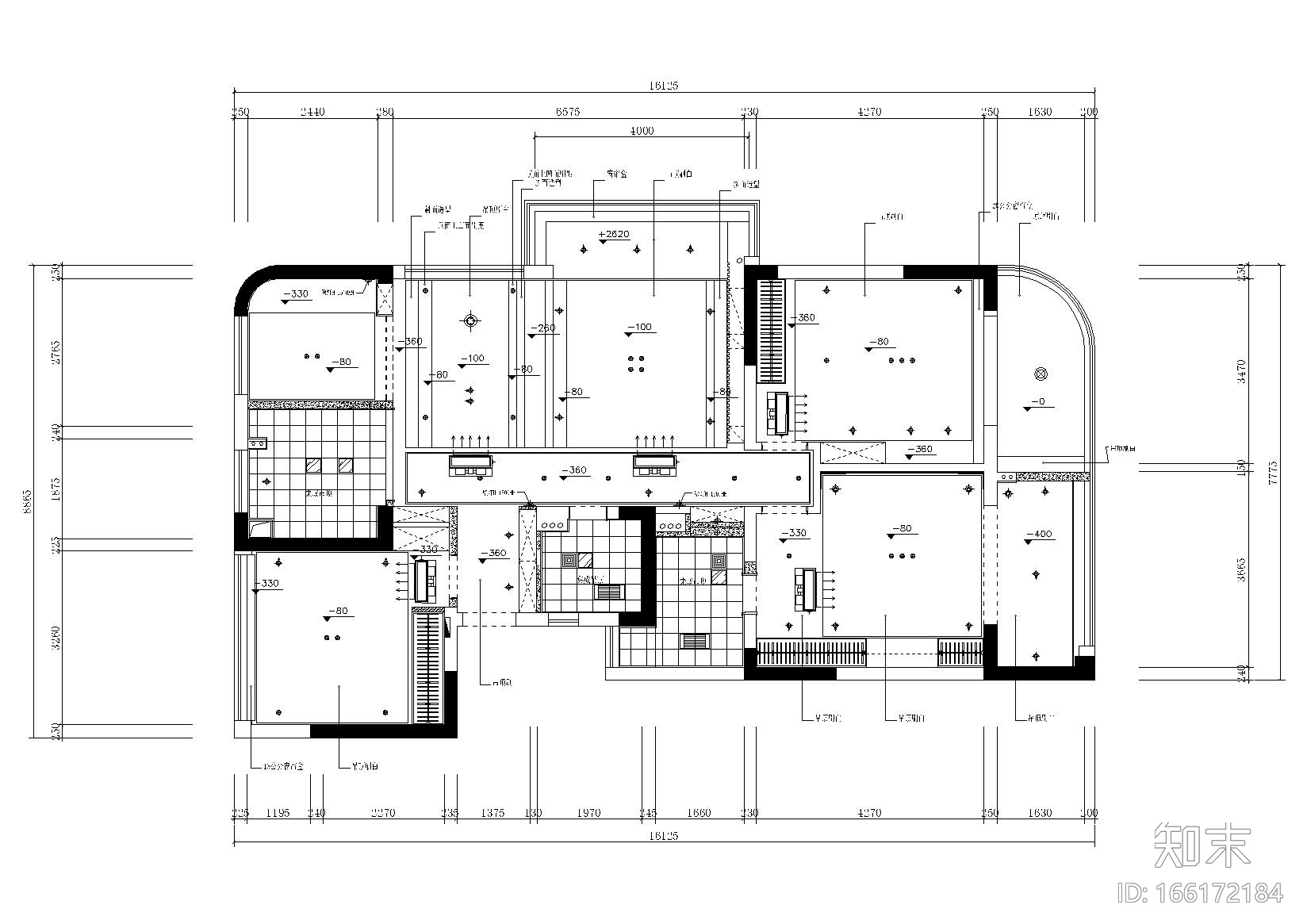 [浙江]-杭州融信学院府8-301室施工图+实景cad施工图下载【ID:166172184】