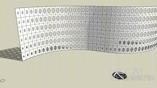 太阳能设计SU模型下载【ID:924965754】