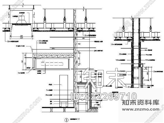 图块/节点走廊壁纸墙作法详图cad施工图下载【ID:832269710】