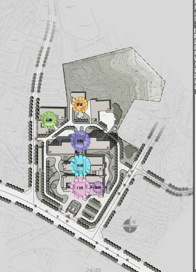 [辽宁]某第一人民医院总体规划及建筑设计文本JPG（48页...cad施工图下载【ID:151582157】