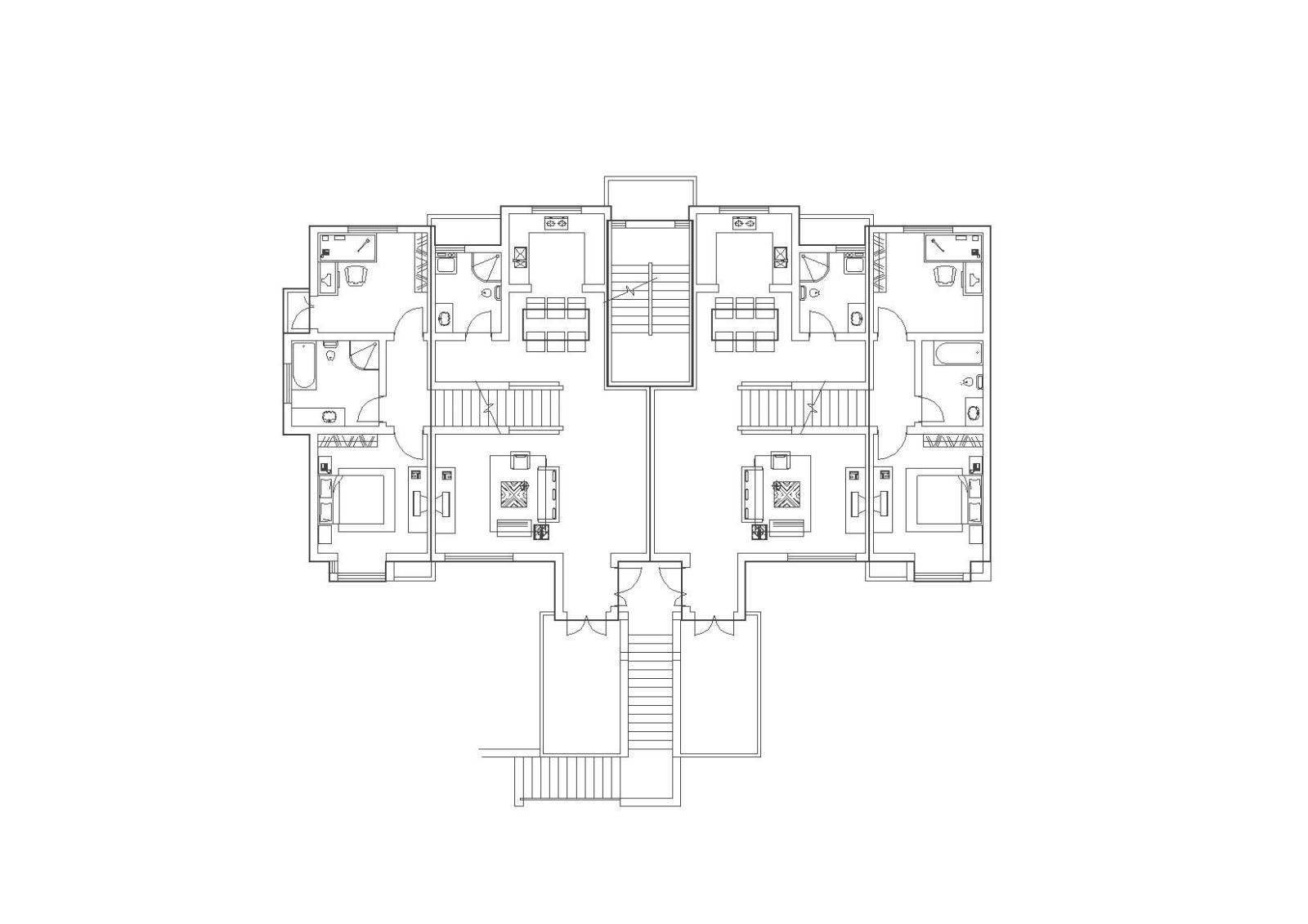 [浙江]大型综合性商业居住区设计方案文本及施工图（CAD...施工图下载【ID:149531175】