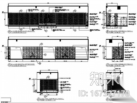 [澳门]时尚冷酷高档餐厅施工图（含高清效果图）cad施工图下载【ID:167327170】